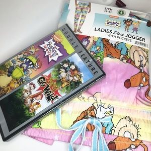 Rugrats joggers loungewear cozy NWT juniors dvd movie wild thornberries gift